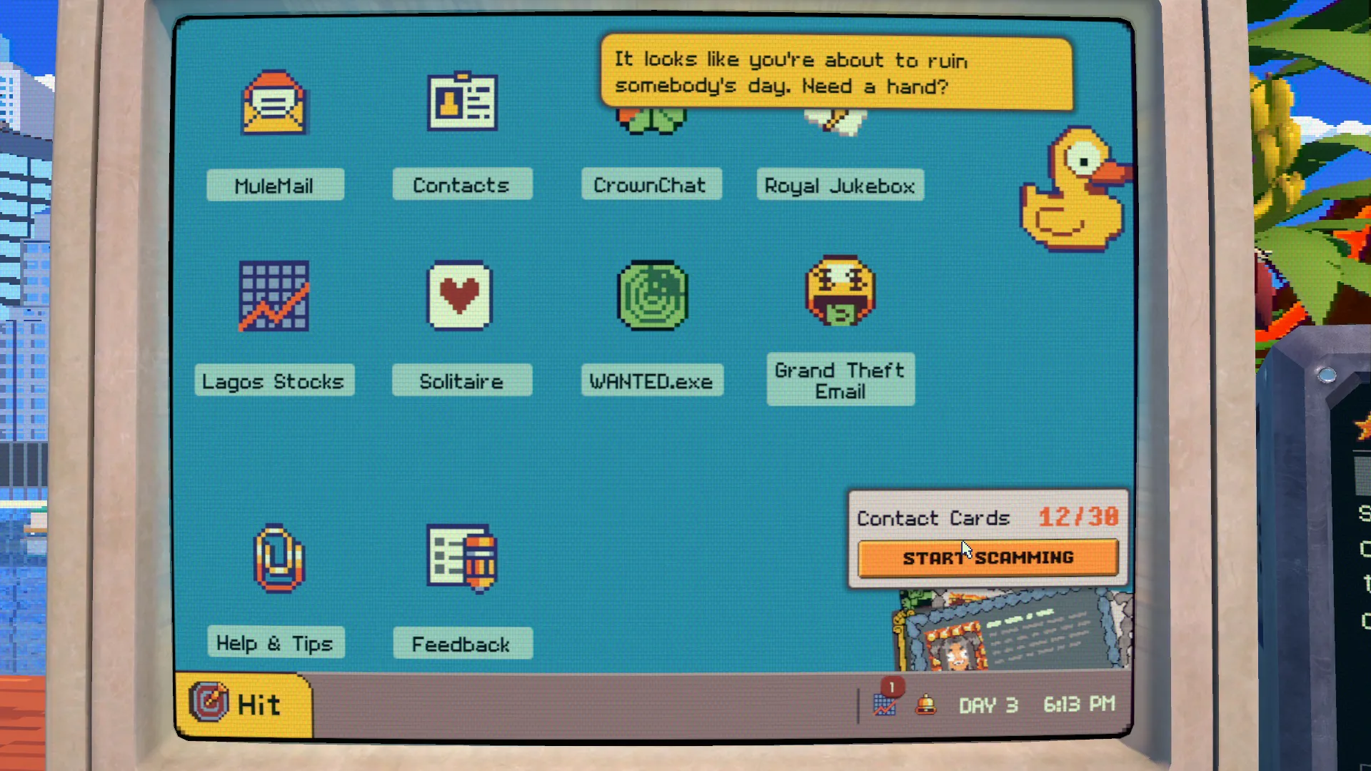 Rubber Duck OS, and the apps of my operation