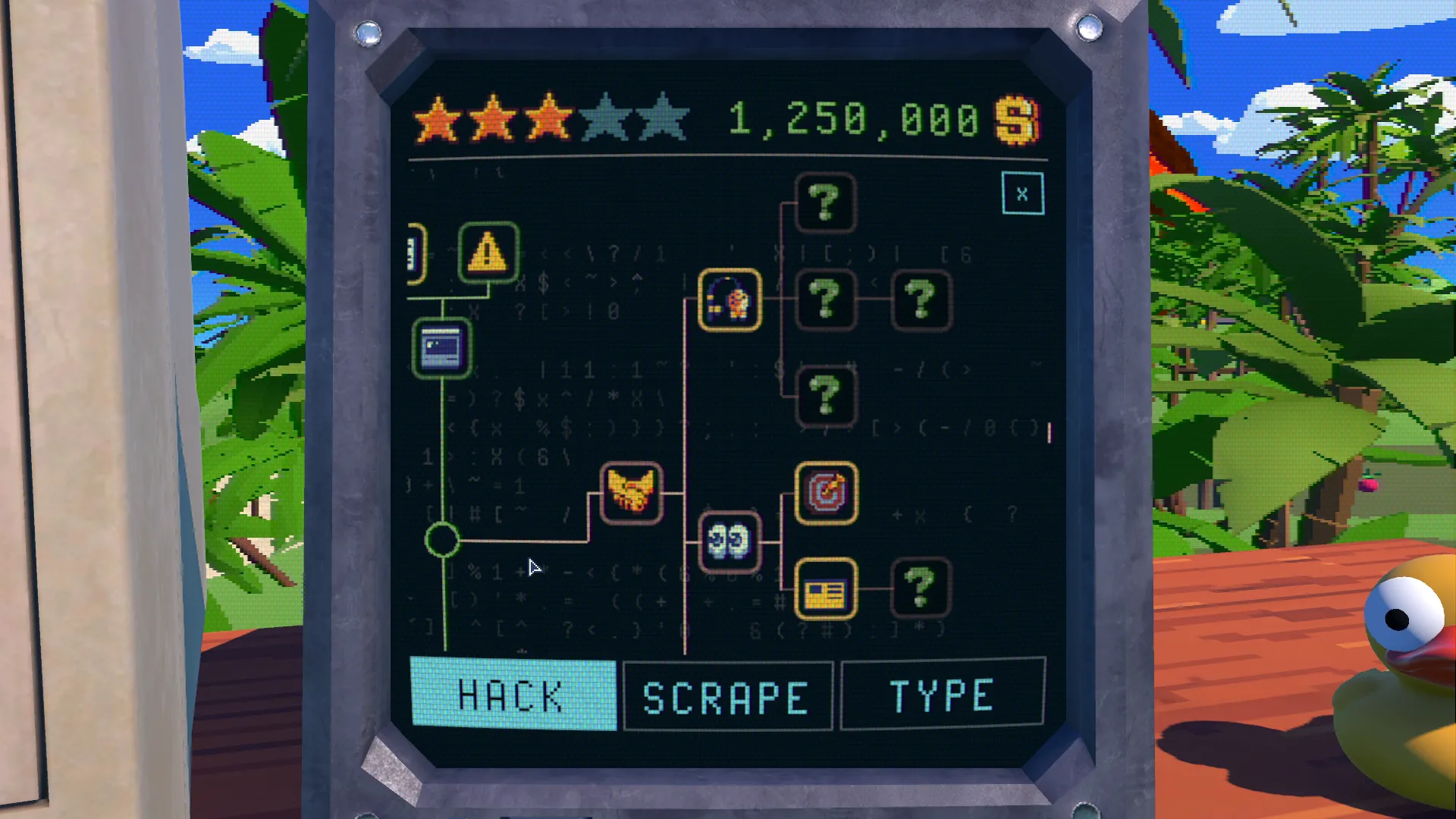 HACK. the CodeMate skill web on the second monitor